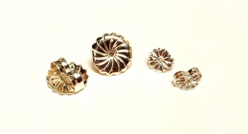 Judy Larson's Domed Stud with Drop Loop - , Metalwork, Cutting, Cutting Tool, Cutters, How To Punch Holes, Hole Punching, Punch A Hole, Stamping, Stamps, Butane Torch, Soldering, Solder, attach drops.